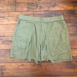 Banana Republic Green Linen Blend Shorts